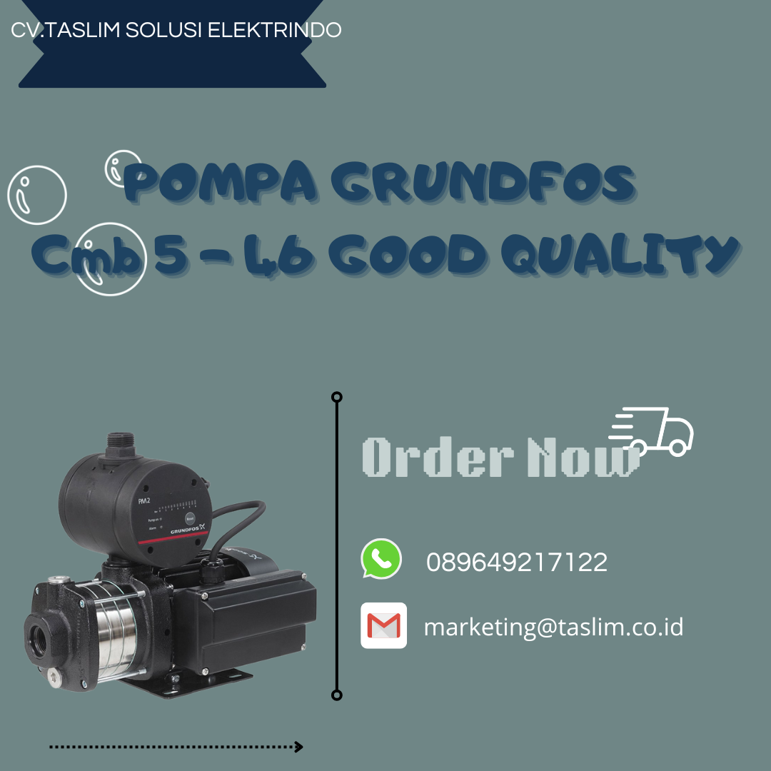 POMPA GRUNDFOS Cmb 5 - 46 GOOD QUALITY - CV.TASLIM SOLUSI ELEKTRINDO - 089649217122
