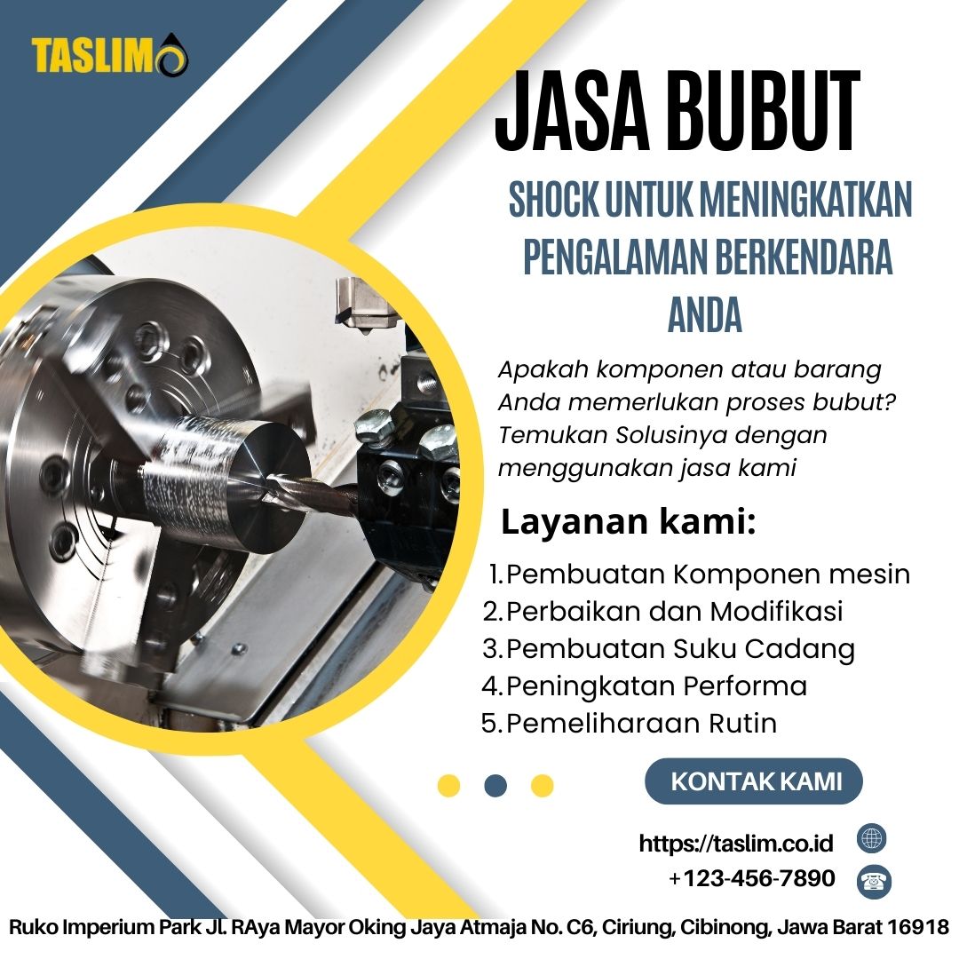 JASA BUBUT SHOCK UNTUK MENINGKATKAN PENGALAMAN BERKENDARA ANDA – CV.TASLIM SOLUSI ELEKTRINDO - 085882631243