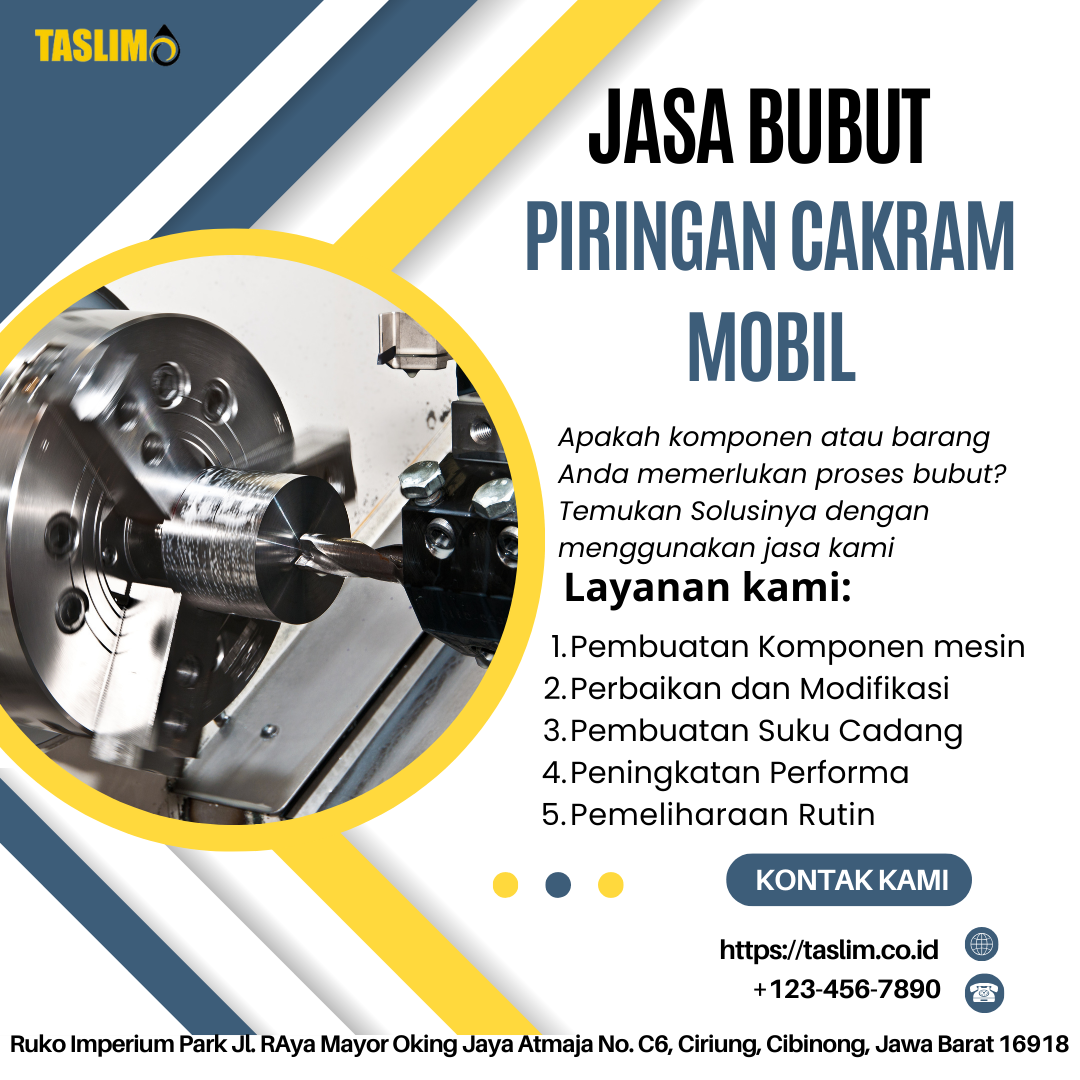 JASA BUBUT PIRINGAN CAKRAM MOBIL- CV.TASLIM SOLUSI ELEKTRINDO - 085882631243