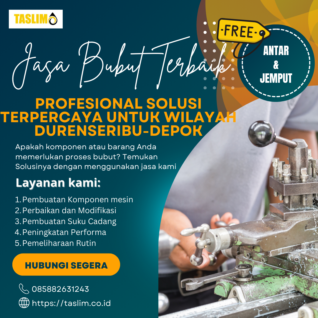 JASA BUBUT TERBAIK DARI CIBINOG-BOGOR HINGGA PONDOK PERTIR-DEPOK – CV.TASLIM SOLUSI ELEKTRINDO - 085882631243