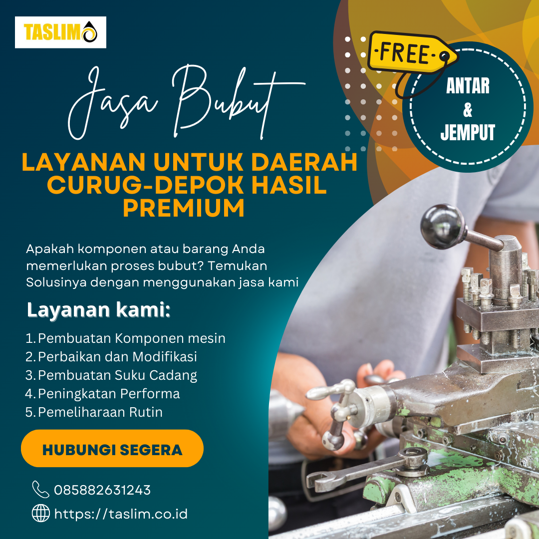 JASA BUBUT LAYANAN UNTUK DAERAH CURUG-DEPOK HASIL PREMIUM – CV. TASLIM SOLUSI ELEKTRINDO - 085882631243