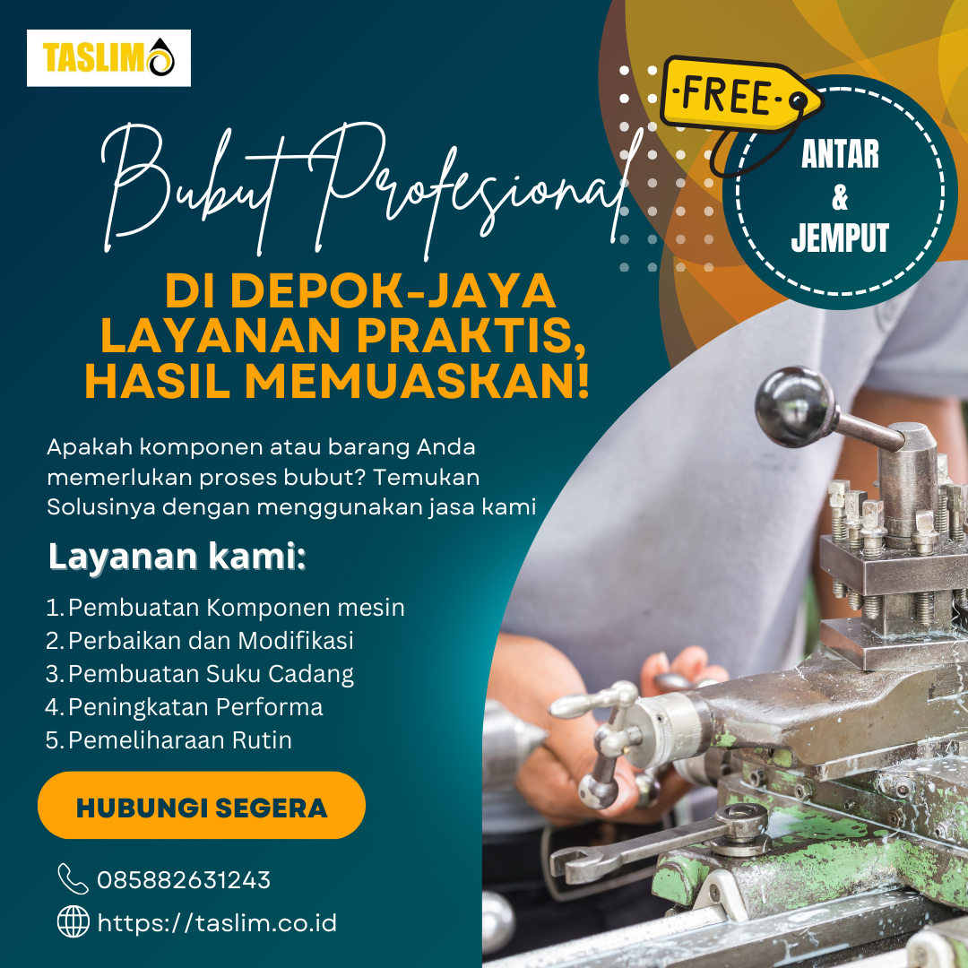 BUBUT PROFESIONAL DI DEPOK-JAYA LAYANAN PRAKTIS, HASIL MEMUASKAN! - CV.TASLIM SOLUSI ELEKTRINDO - 085882631243