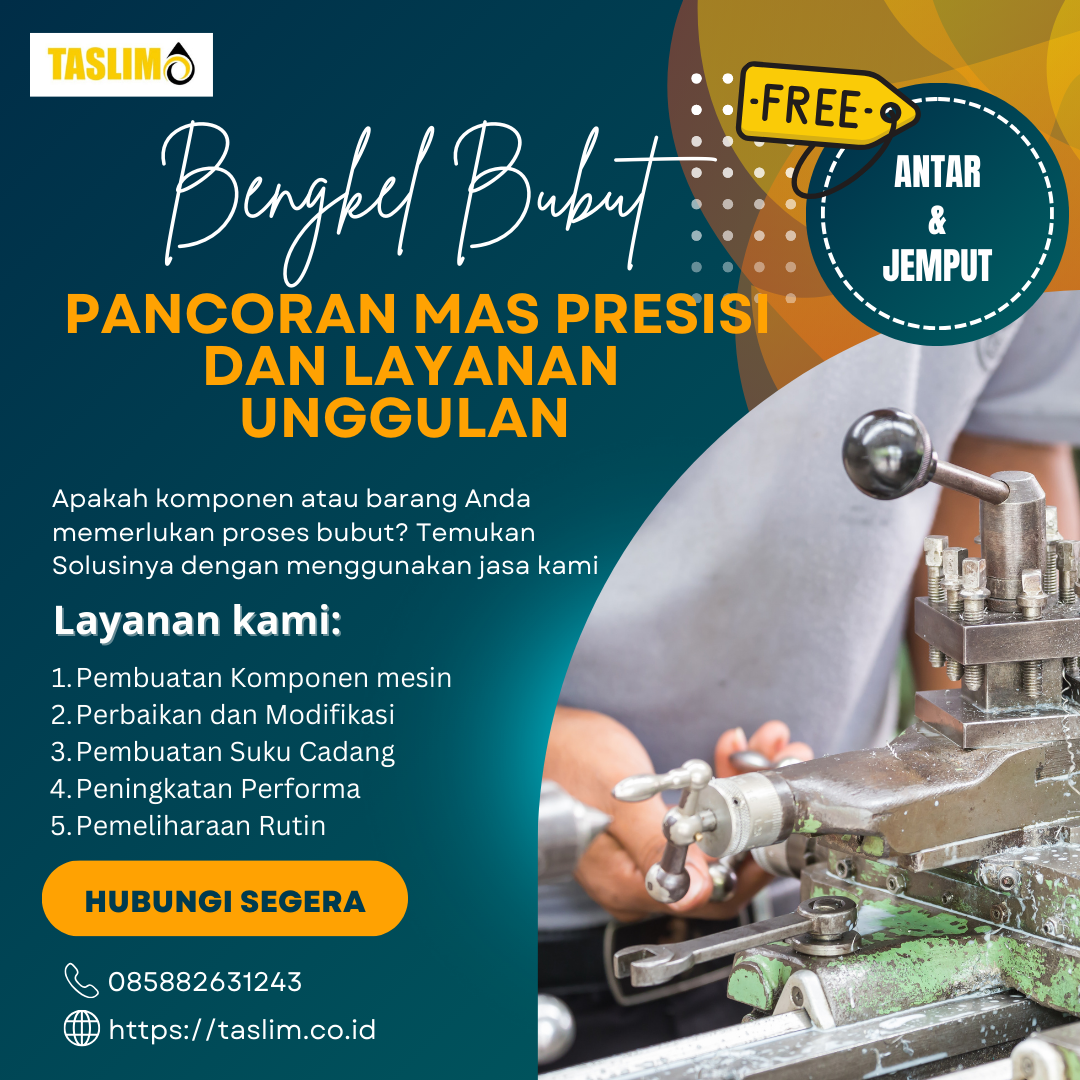 BENGKEL BUBUT PANCORAN MAS: PRESISI DAN LAYANAN UNGGULAN! - 085882631243