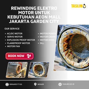 MENJAGA KINERJA OPIMAL CIPLAZZ MALL DENGAN LAYANAN REWINDING ELEKTRO MOTOR BERKUALITAS - CV.TASLIM SOLUSI ELEKTRINDO - 089649217122